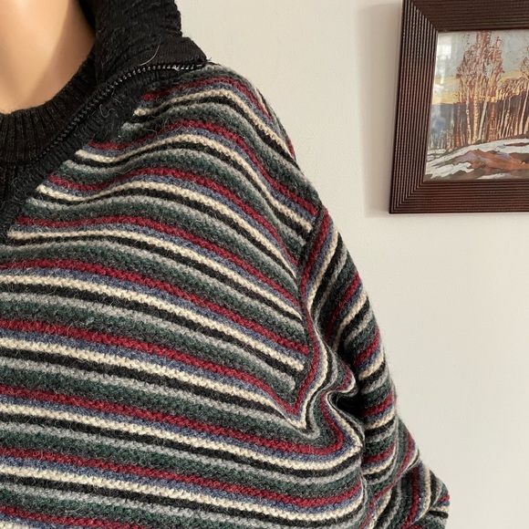 Unique!! Oversized GAP wool mix crop long sleeve pullover sweater high n… - Picture 4 of 9